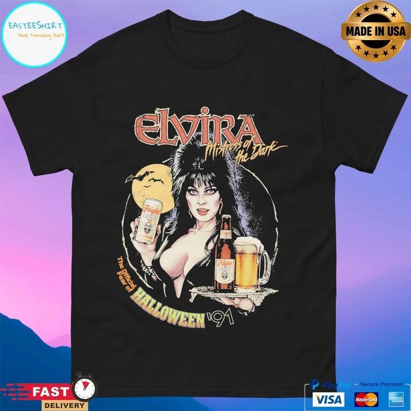 Elvira Mistress Of The Dark The Official Fear Of Halloween ’91 T-shirts