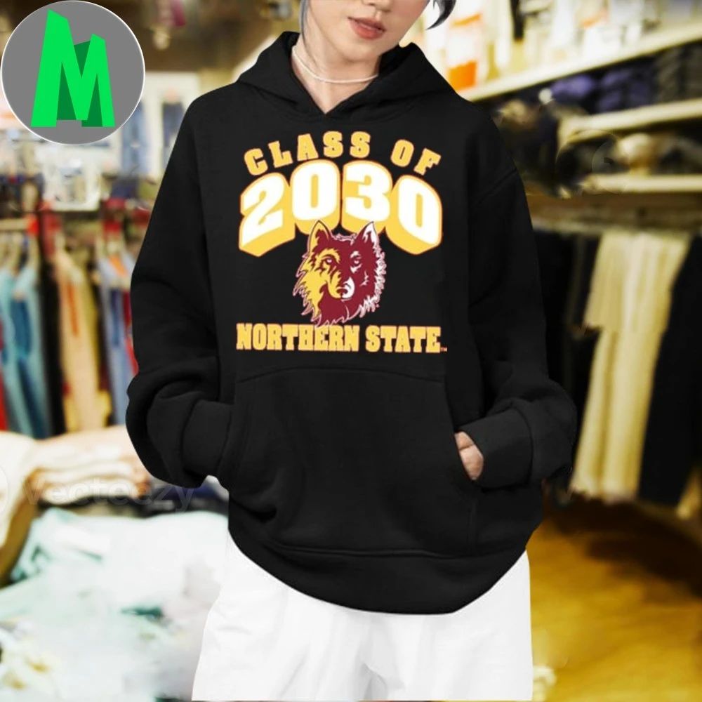 Rally Northern State Wolves Maroon Class of 2030 Shirt