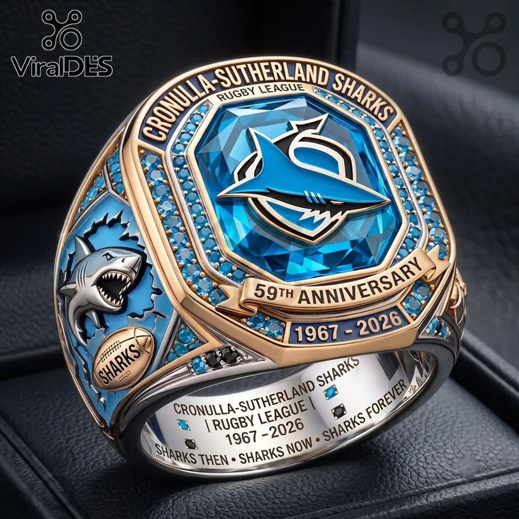 Cronulla-Sutherland Sharks 59th Anniversary Ring