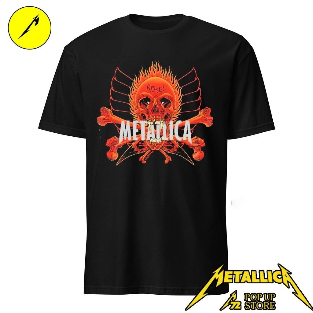 Metallica Pop-up Shop M72 European World Tour 2026 Rebel Shirt