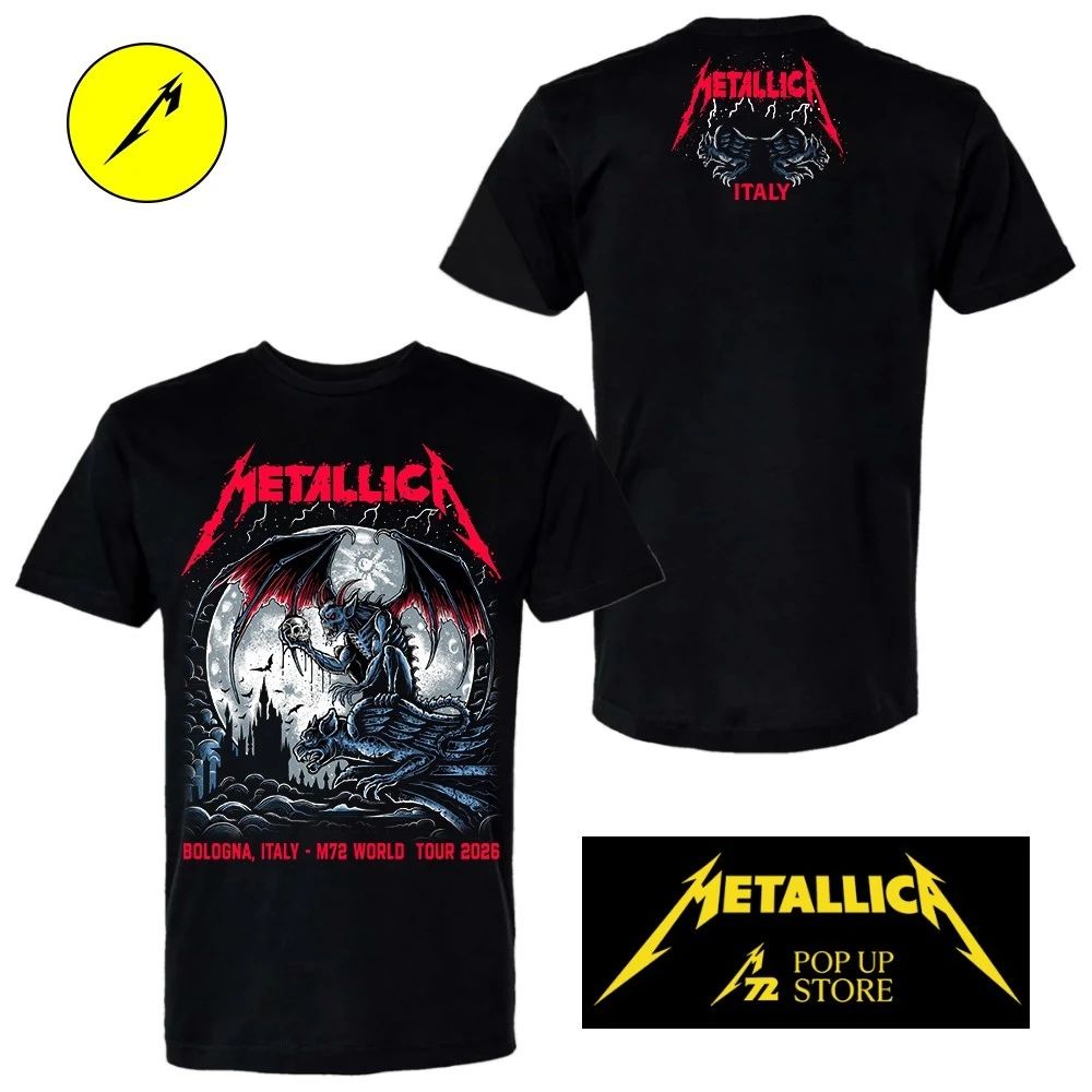 Metallica M72 Bologna, Italy June 3, 2026 By Keith Stanley T-Shirt