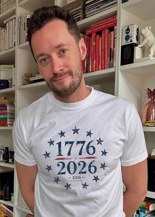 250 Years 1776 2026 Anniversary Commemorative Patriotic Americana T-Shirt