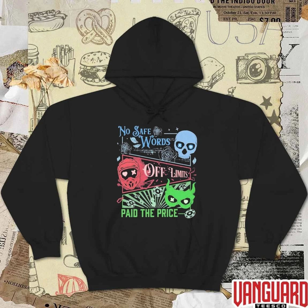 Masked Men No Safe Words Paid The Price NHL Hockey Goalie 2026 t-shirt