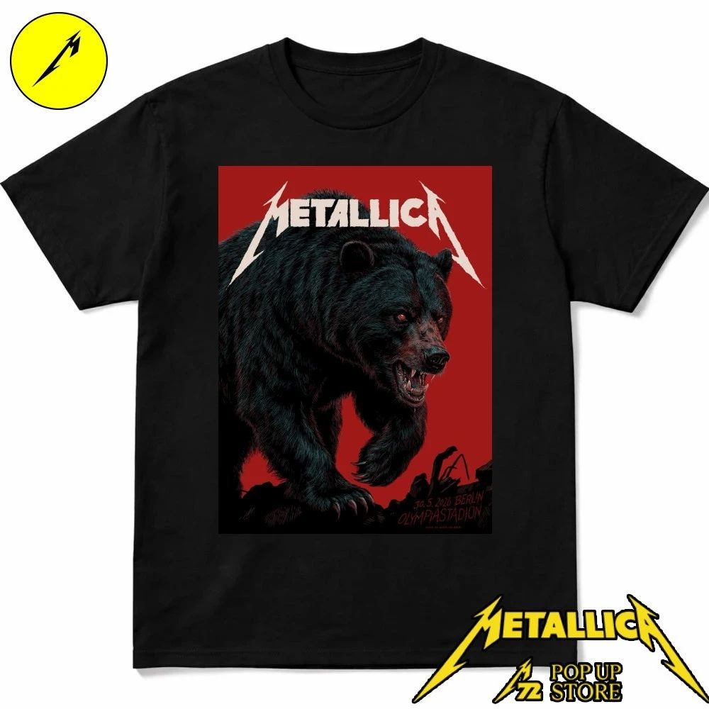 Metallica at Olympiastadion in Berlin, Germany, on May 30, 2026 By Janta Island Pop Up Shop T-Shirt