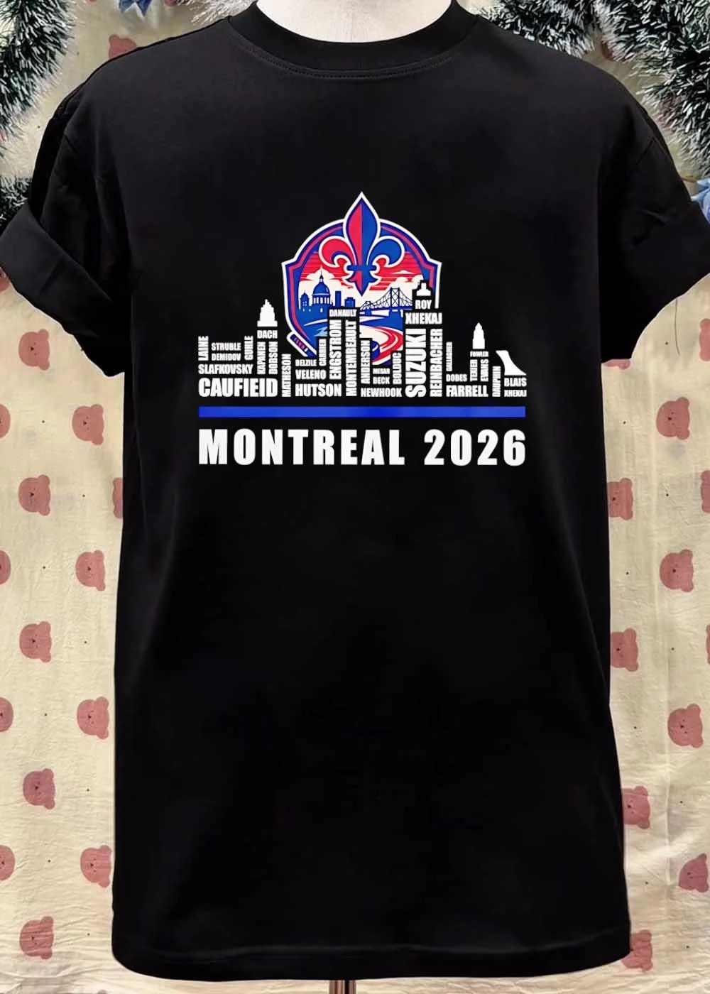 Caufield Suzuki Slafkovsky Montreal Canadiens 2026 NHL Laine Struble Demidov Guhle shirt