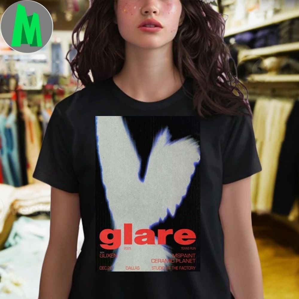 Original Glare With glixen December 20 2025 At Studio At The Factory Show Poster T-Shirt