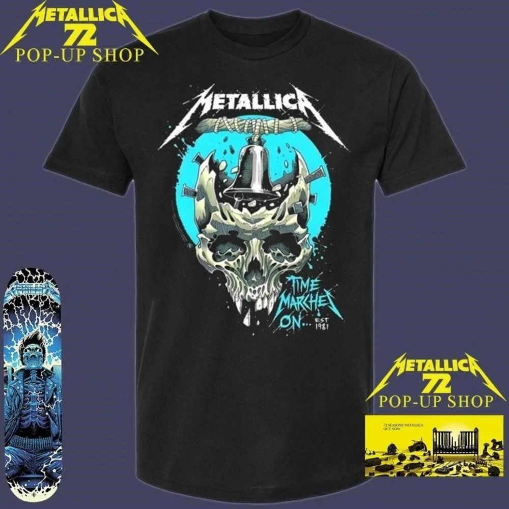 Metallica M72 World Tour 2025 The Marches On Pop-Up Shop Limited T-Shirt