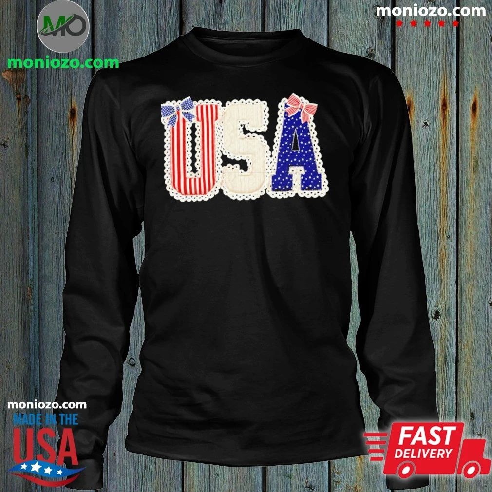 USA Patchwork logo usa 4th of july p logo Shirt