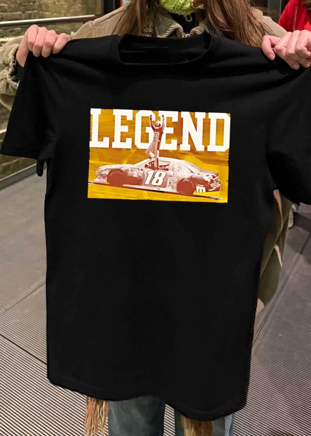 Kyle Busch number 18 M&Ms Joe Gibbs Racing NASCAR Cup Series victory LEGEND shirt