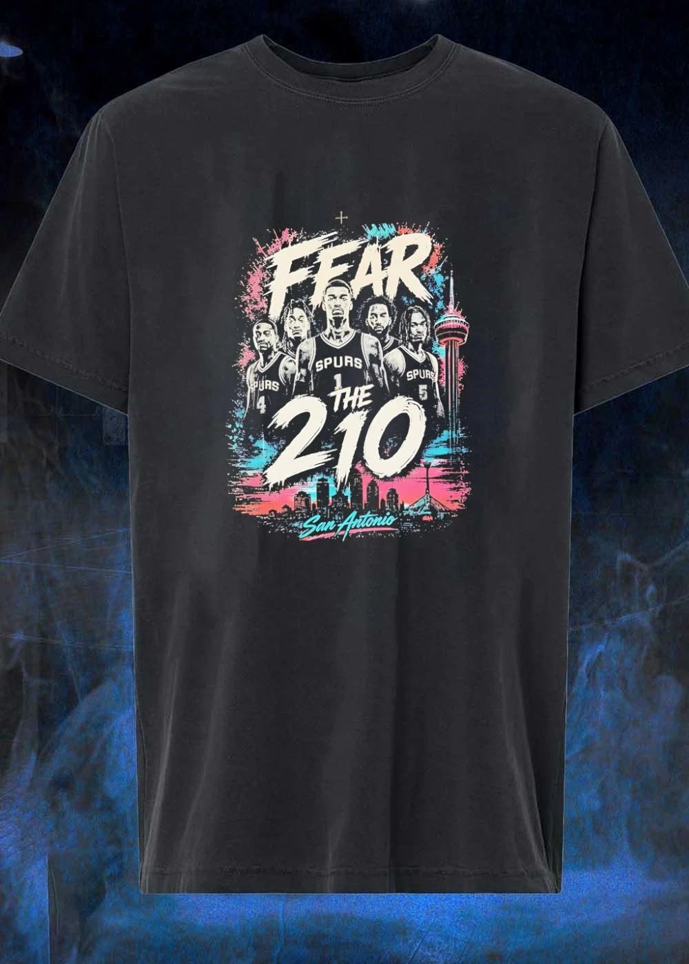 Fear the 210 San Antonio Spurs Basketball T-Shirt