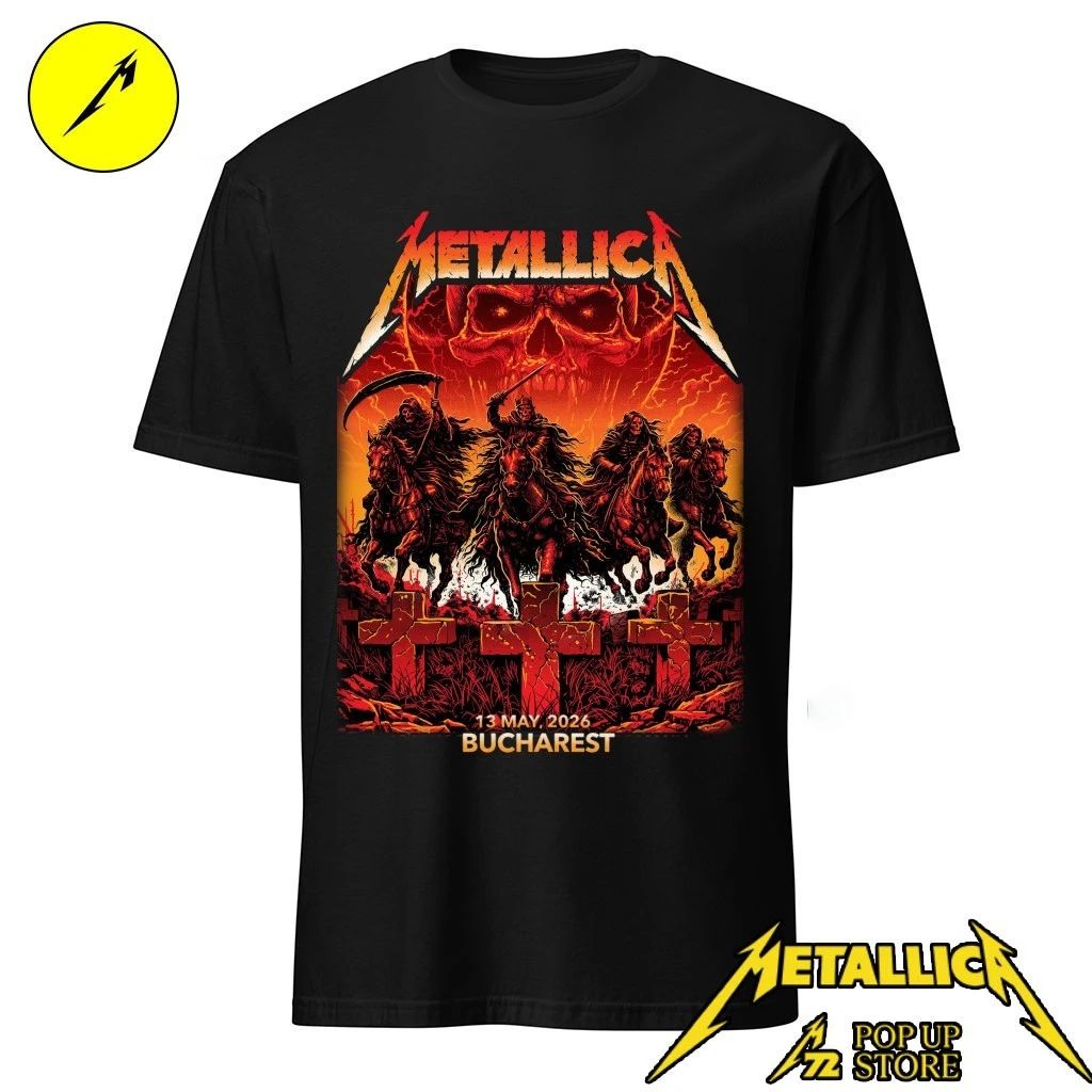 Metallica M72 Bucharest For Arena Națională in Bucharest Romania on May 13 2026 T-Shirt