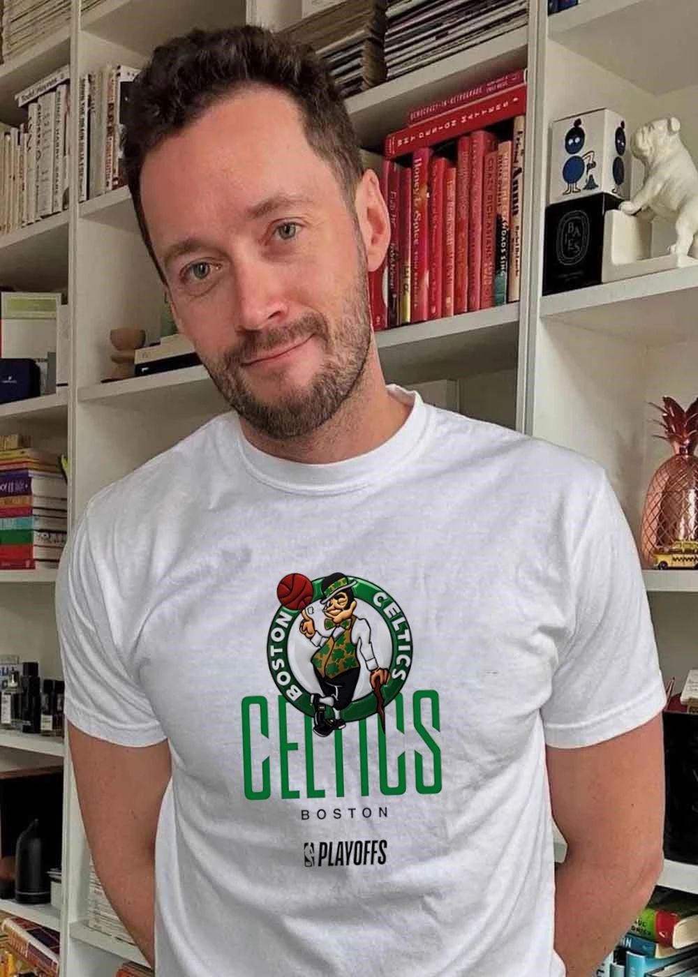 Boston Celtics Playoffs Official Logo T-Shirt