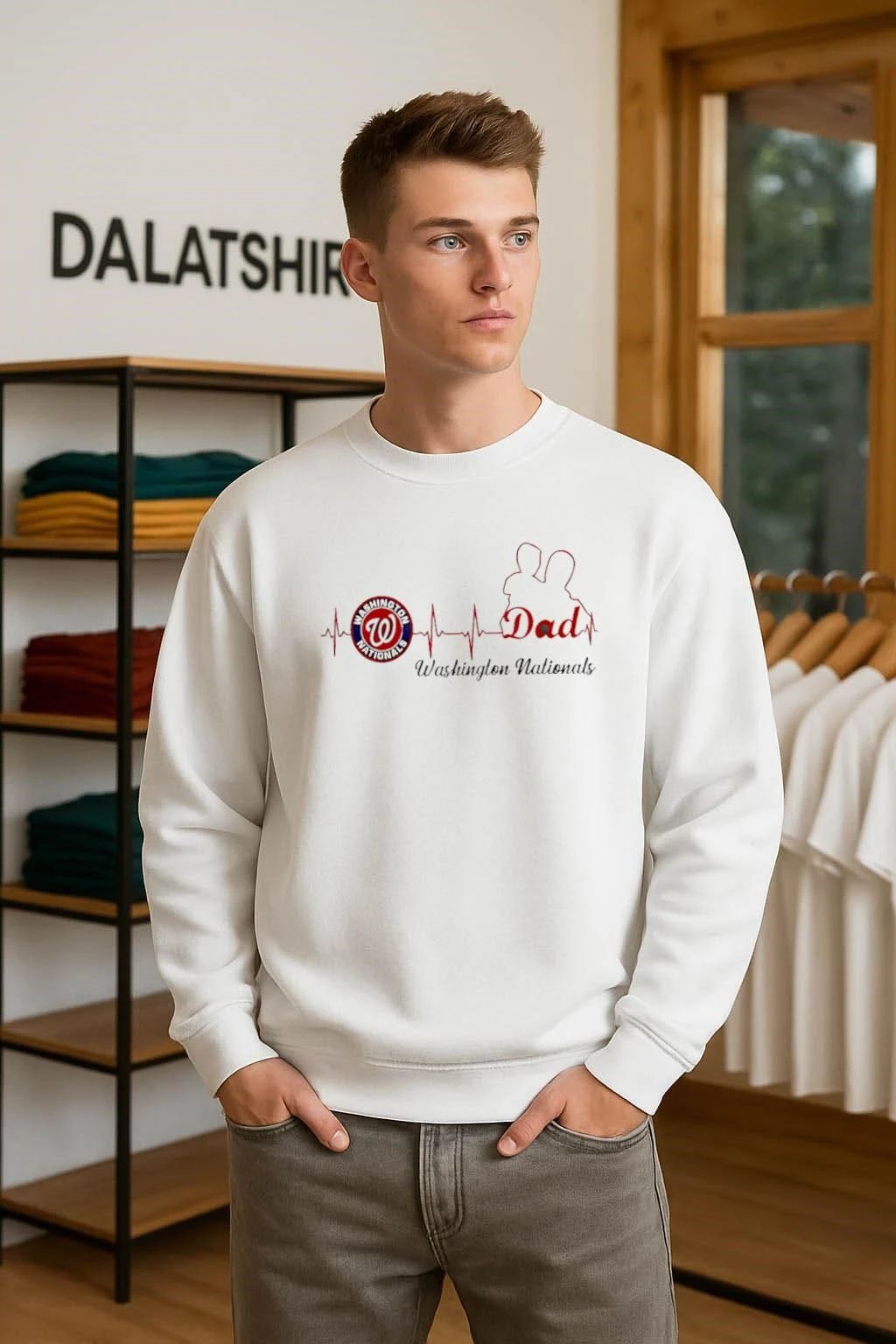 Washington Nationals This Is What An Awesome Dad Looks Like shirt