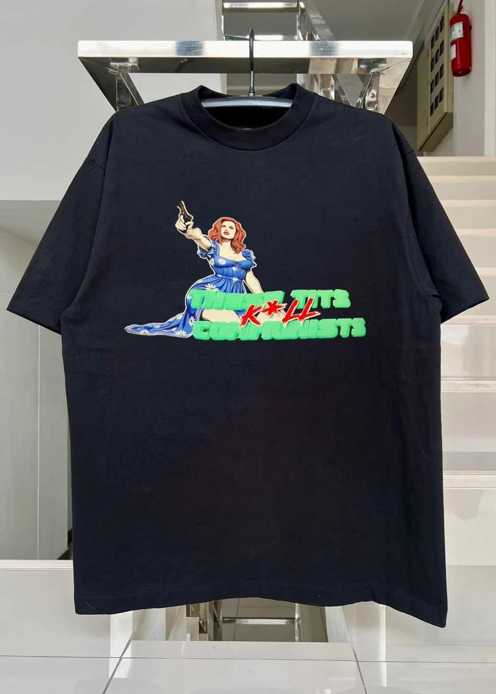 These Tits Kill Communists Graphic Shirt