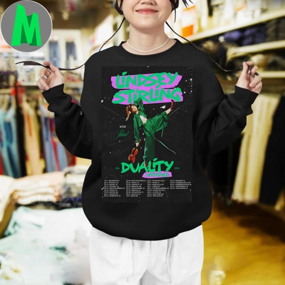Lindsey Stirling Duality Untamed Tour Summer 2026 Poster Shirt