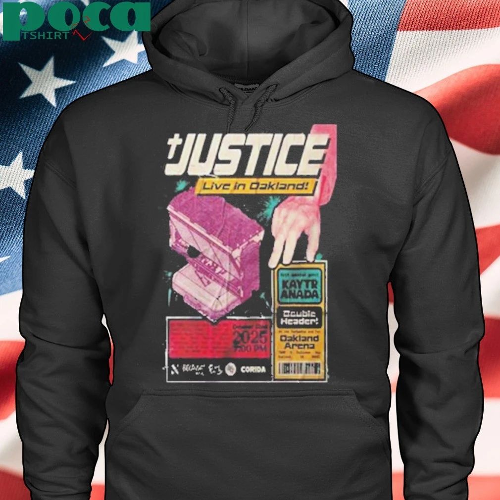 Justice Live In Oakland On October 22 2025 At Oakland Arena In Oakland CA shirt