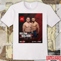 UFC Fight Night Delija Vs Walker Heavyweight Bout August 1 2026 Poster t-shirt