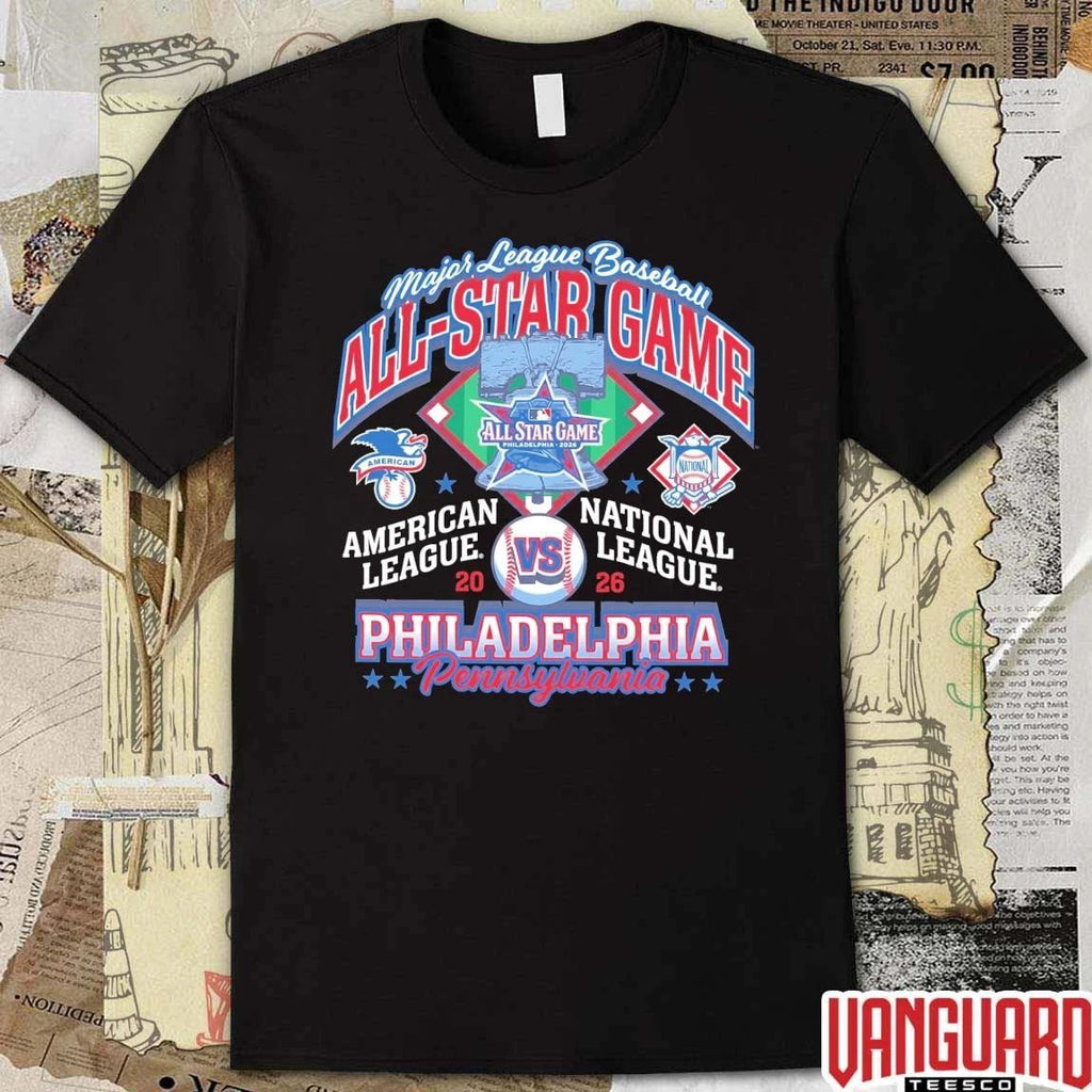 Philadelphia Phillies MLB 2026 All-Star Game Pennsylvania Event Regional t-shirt