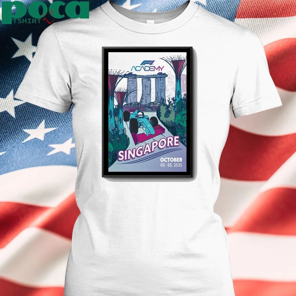F1 Academy Singapore 03-05 October 2025 Poster shirt