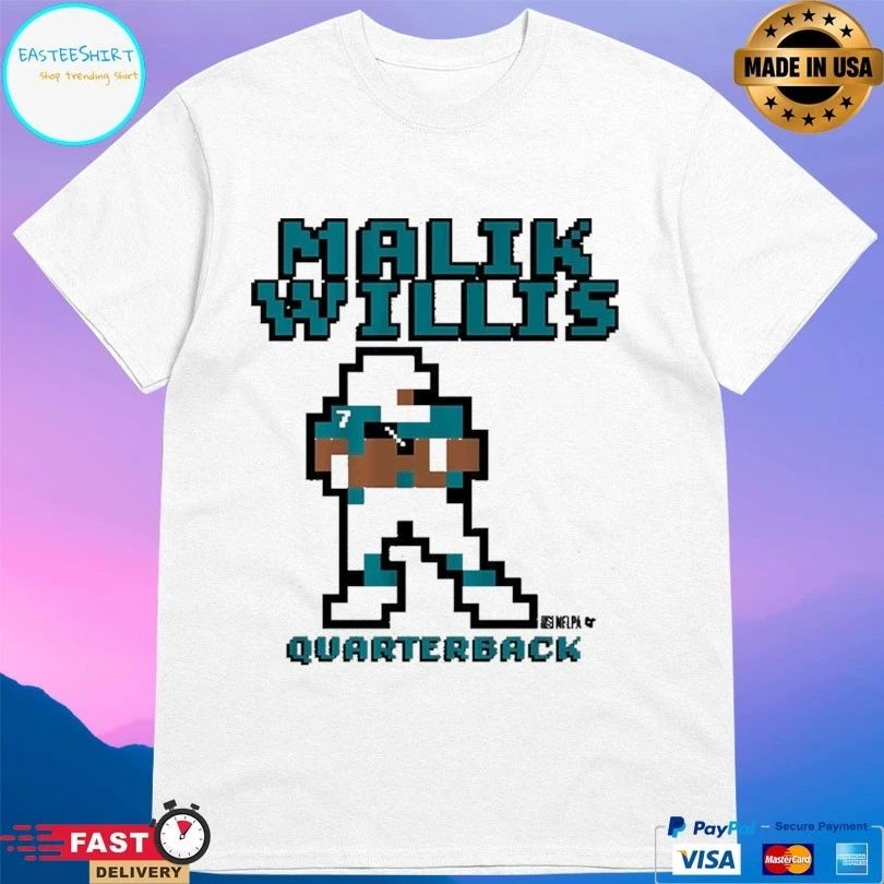 Miami Dolphins Malik Willis Quarterback Retro Baller Miami T-shirts