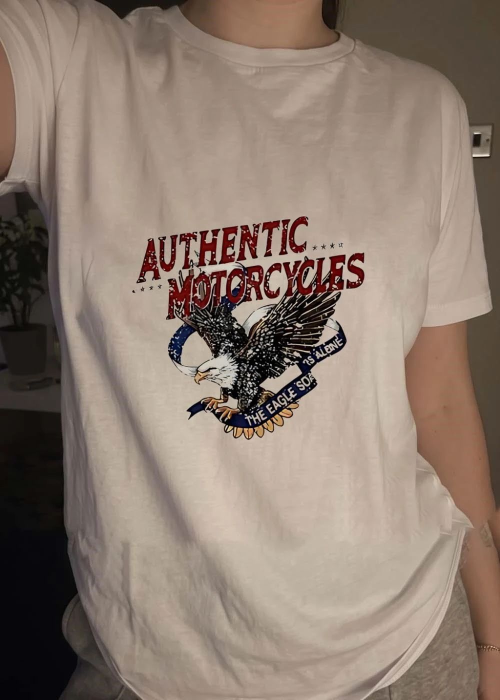 Authentic Motorcycles Eagle Soars Alone shirt
