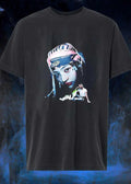 Minji Newjeans Portrait Printed Graphic shirt