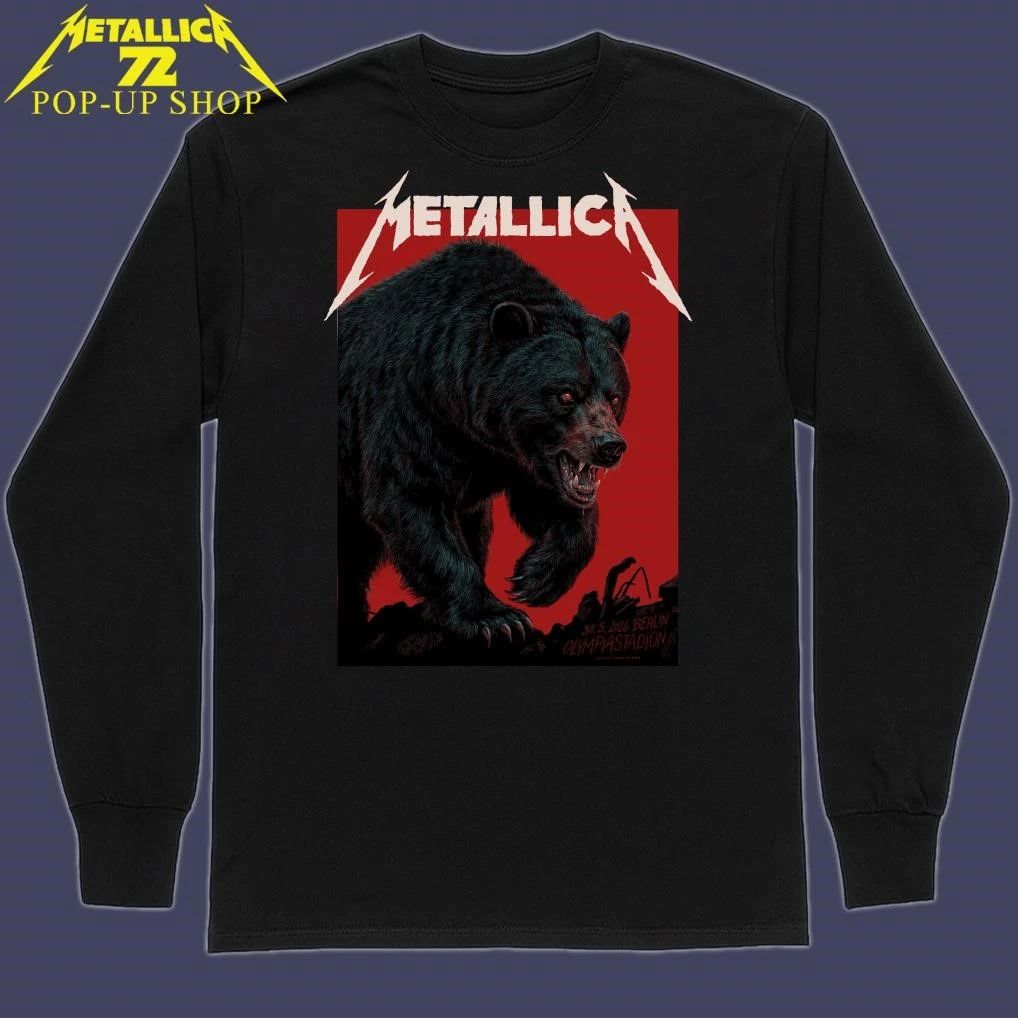 Metallica M72 Berlin Mai 30, 2026 Olympiastadion in Berlin, Germany Art By Janta Island Pop-Up Shop T-Shirt
