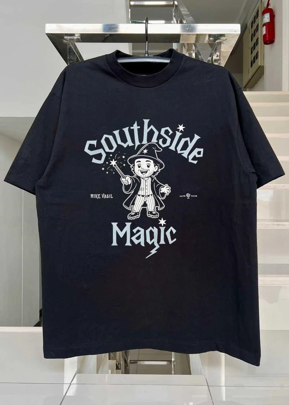Southside Mike Vasil Wizard Magic Baseball Shirt