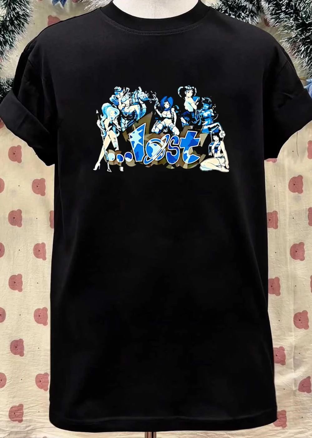 Anime Girls With Weapons and Creatures Lost T-Shirt