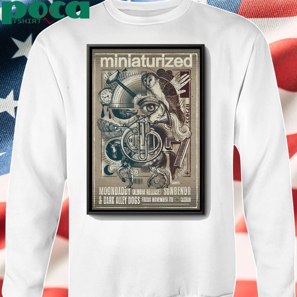 Miniaturized Nov 7 2025 San Diego Tour Poster shirt