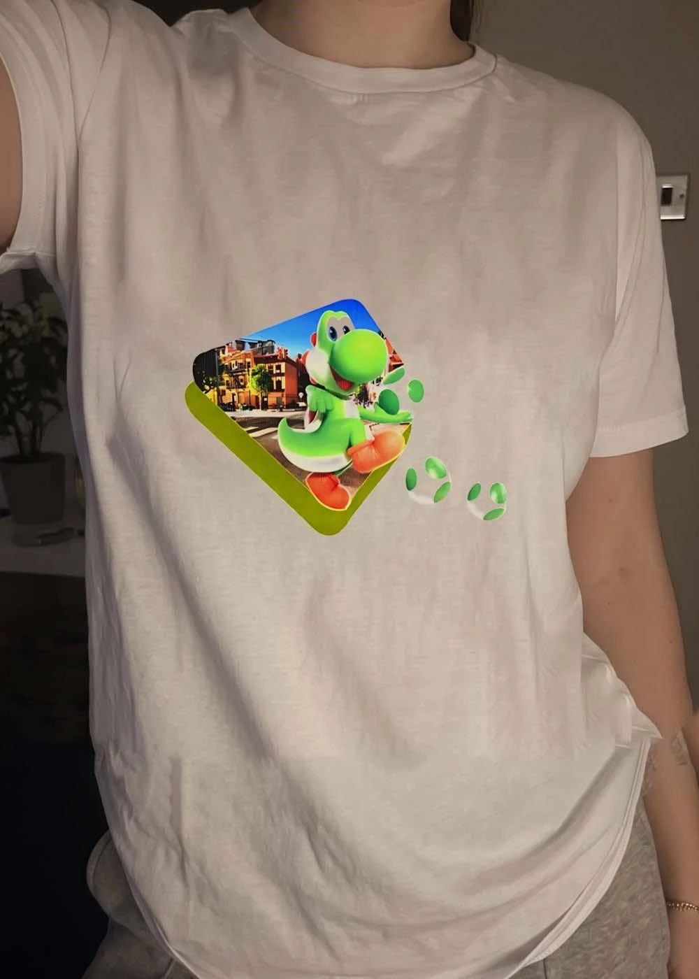 Yoshi Holding Egg Kids Apparel shirt