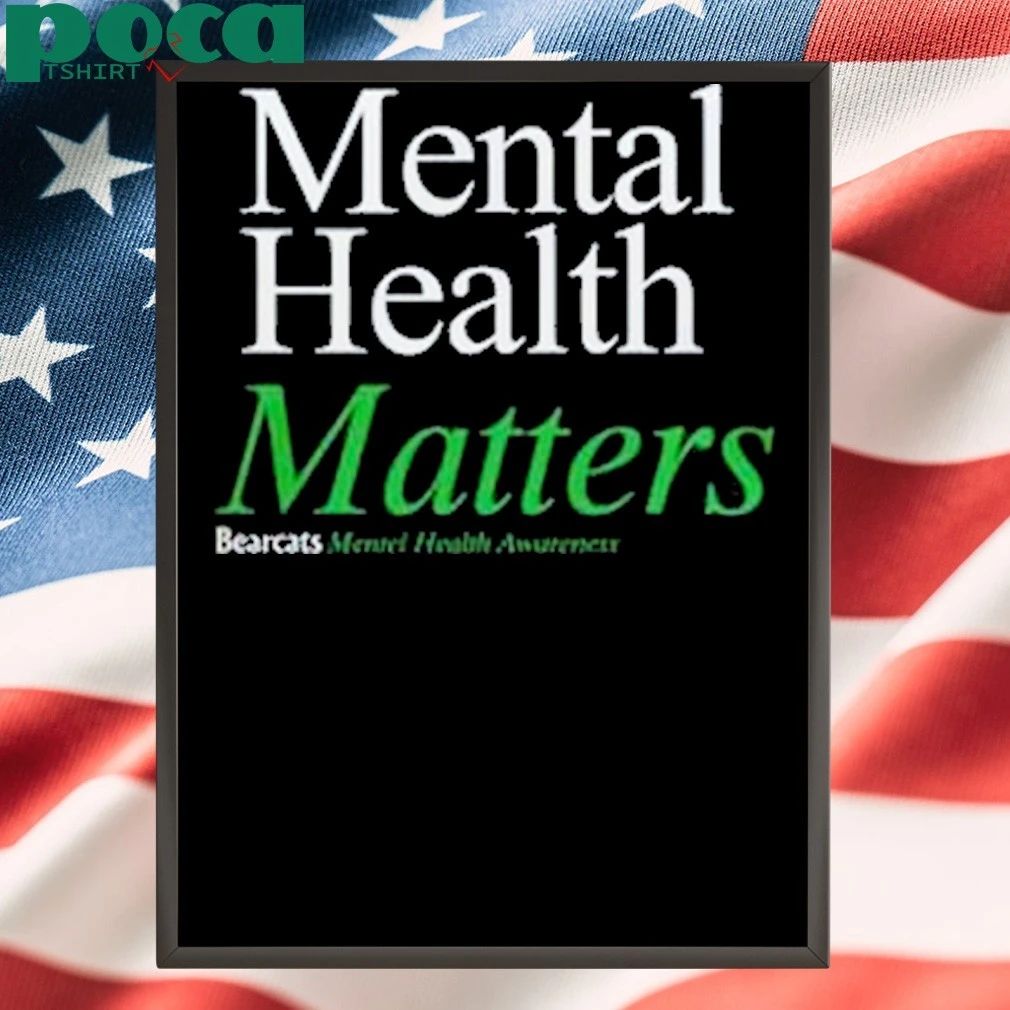 Cincinnati Bearcats 2025 Mental Health Matters T-Shirt