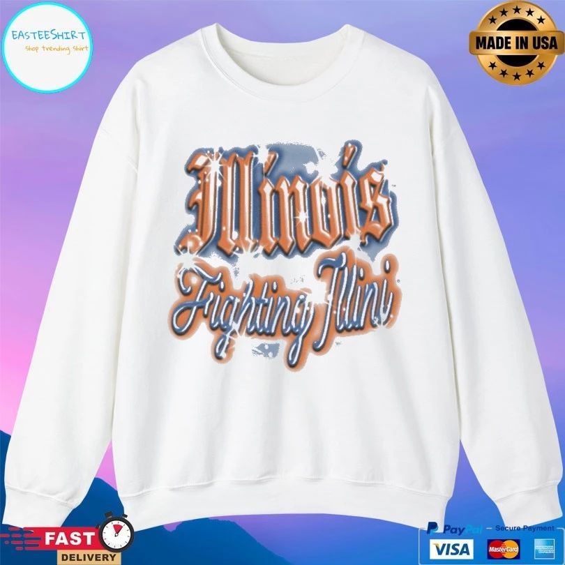 Illinois Fighting Illini Airbrush 2026 T-shirts