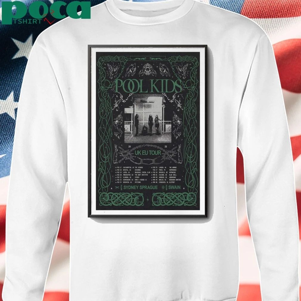 Poster 2025 Tour UK & EU Pool Kids shirt