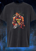Donovan Mitchell Cleveland Cavaliers NBA player number 6 Cleveland 45 shirt