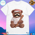 Baseball Bear Mustache T-shirts