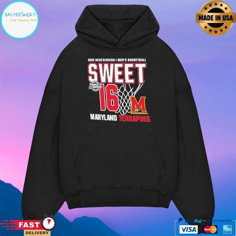 Maryland Terrapins 2026 Ncaa Division I Men’s Basketball Sweet March Madness T-shirt