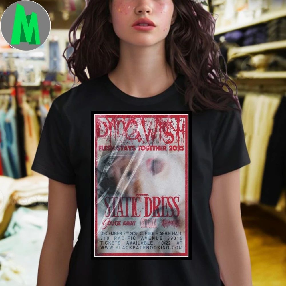 Dying Wish Eagle Aerie Hall, Nevada Poster Shirt