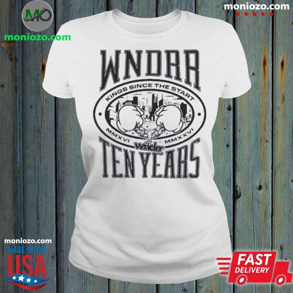 Original Wndrr Merch Store Decade Box Fit Shirt
