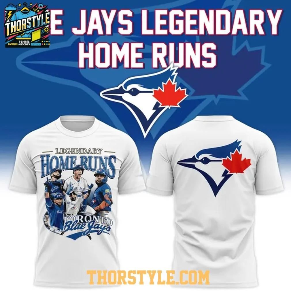 Toronto Blue Jays Legendary Home Runs 2026 Tour Shirt