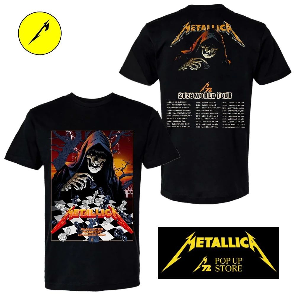 Metallica M72 Frankfurt, Germany T-Shirt Special Edition at Deutsche Bank Park May 22-24, 2026