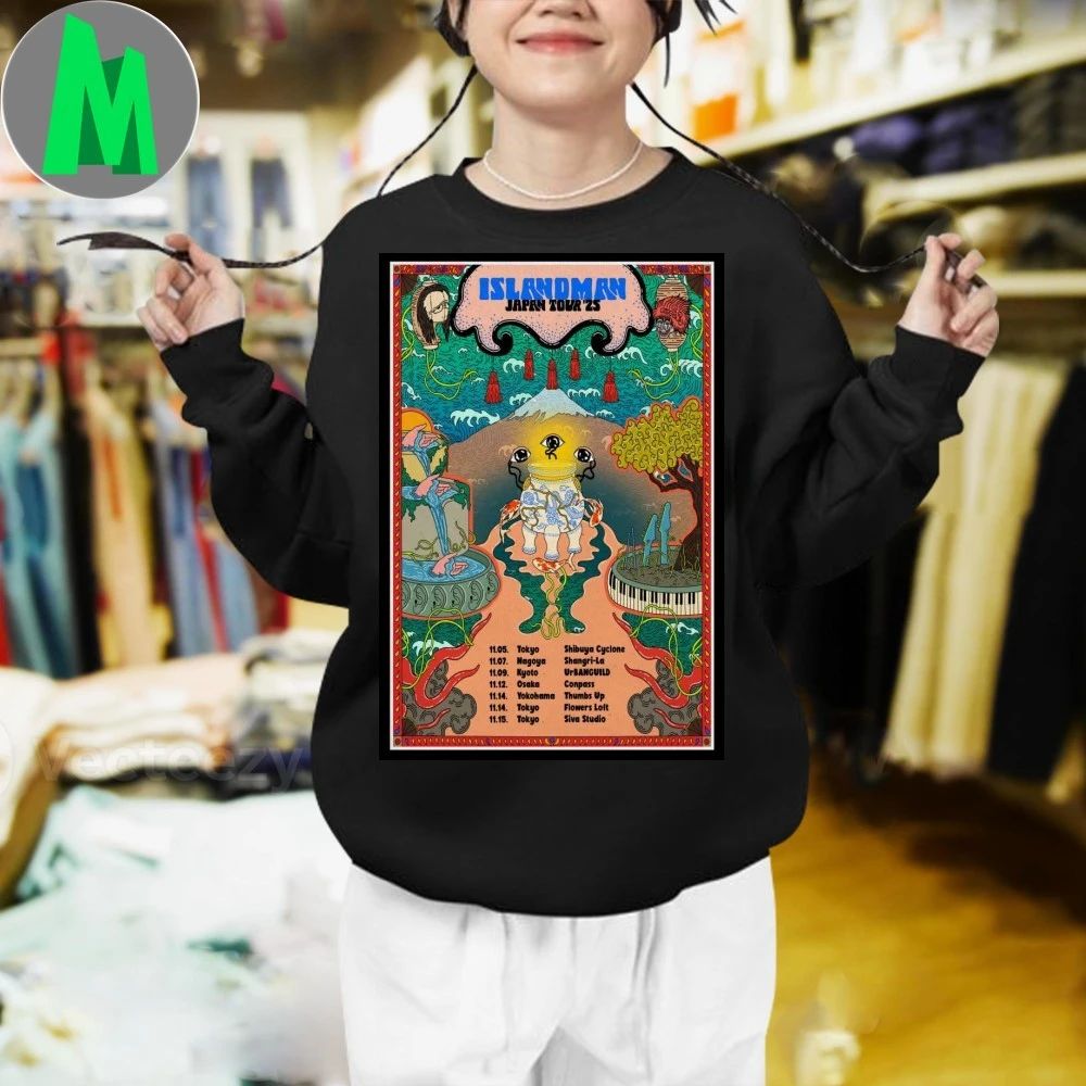 Islandman Japan Tour Poster 2025 Shirt