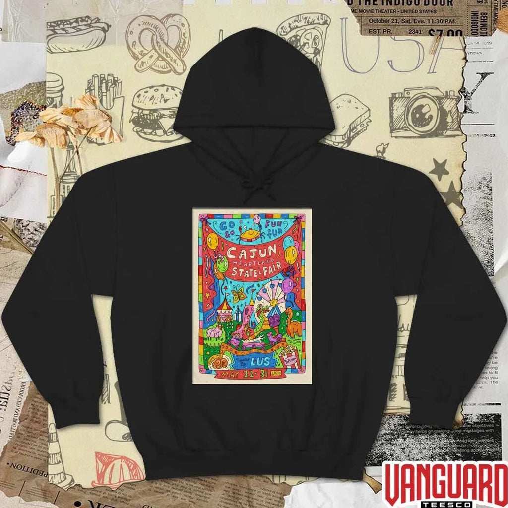 Go Go Fun Fun The Cajun Heartland State Fair May 22-23, 2026 Poster t-shirt