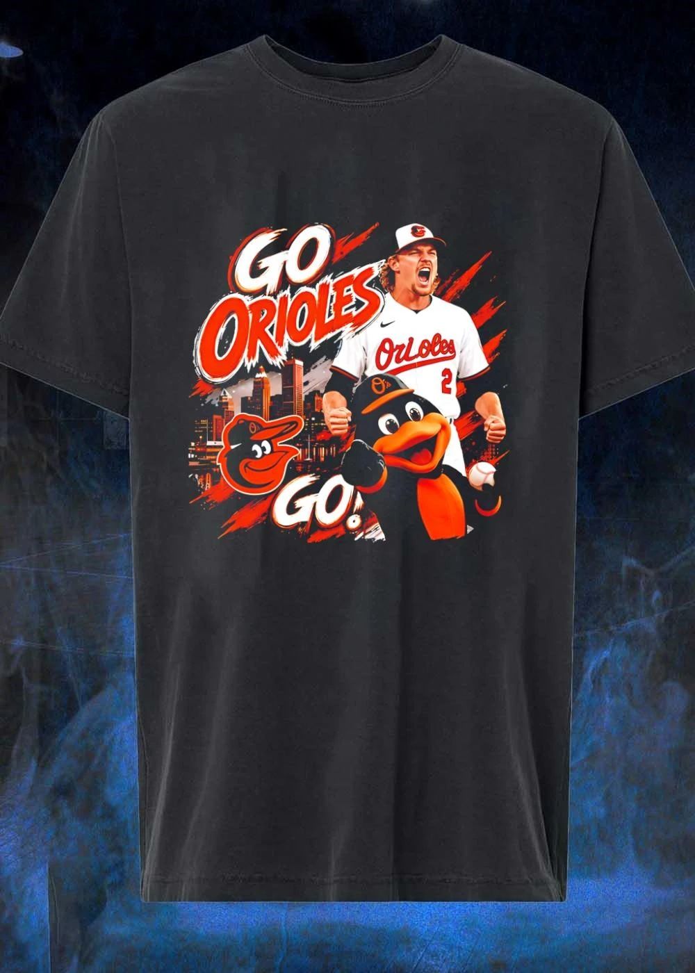 Gunnar Henderson Baltimore Orioles Baseball Mascot Fan shirt