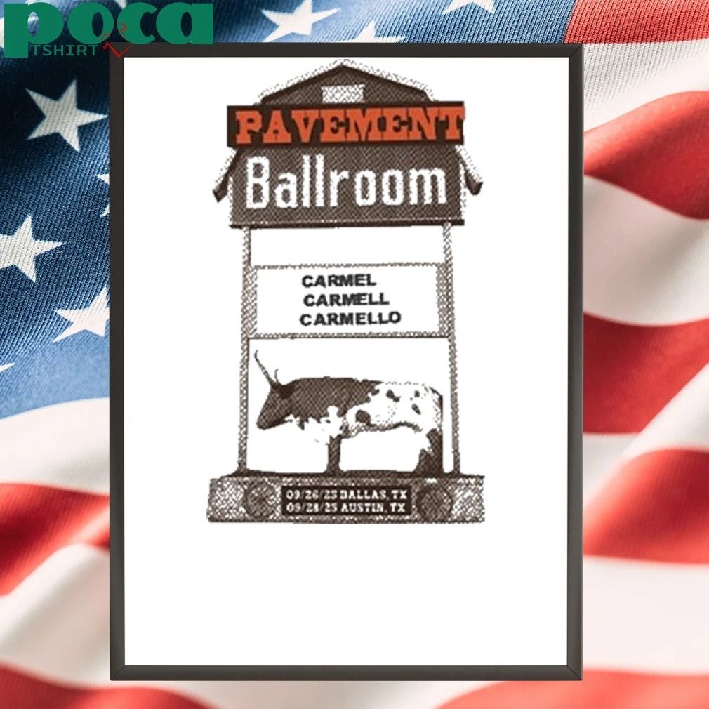 Pavement Tour Texas 2025 Longhorn Ballroom Dallas Shirt
