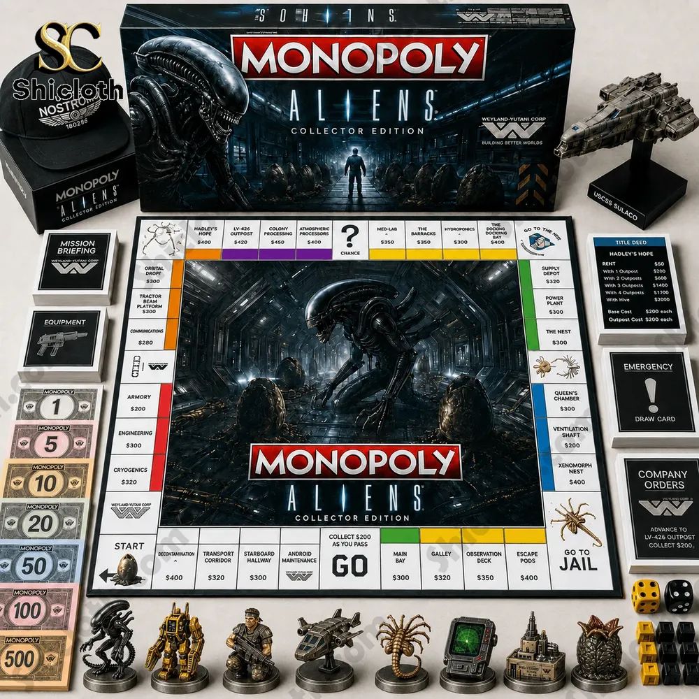 Aliens Collector’s Edition Monopoly Board Game