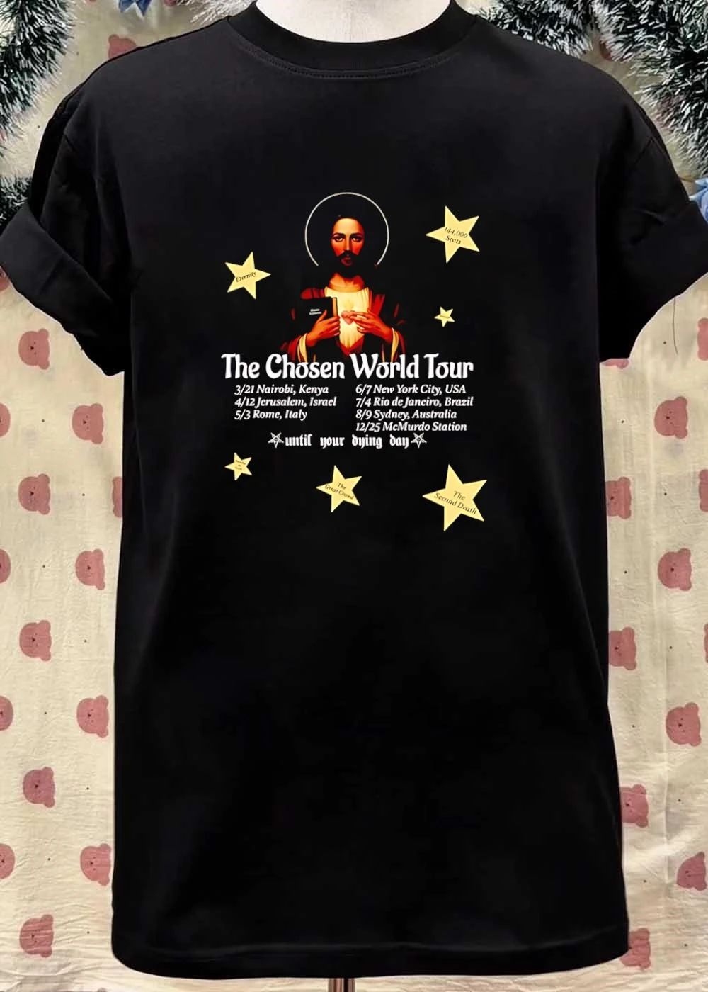 Jesus Christ Sacred Heart The Chosen World Tour 3 21 Nairobi Kenya shirt