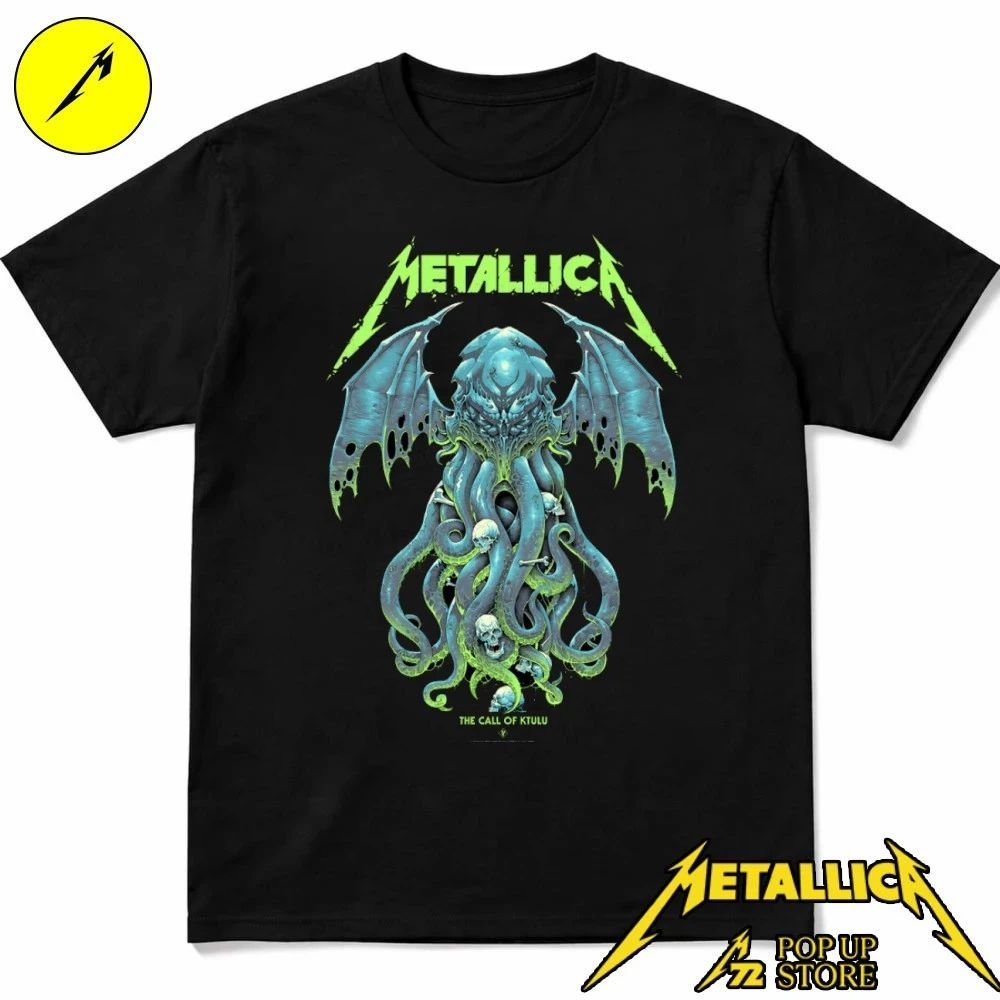Metallica Pop-Up Store M72 World Tour 2026 Ktulu T-Shirt