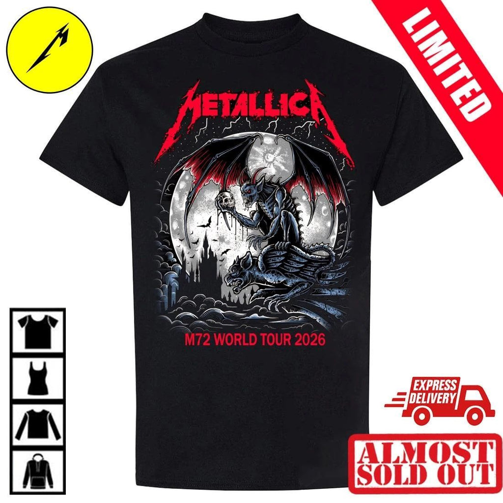 Metallica M72 Tour Bologna June 3rd 2026 Official Pop-Up Shop T-Shirt