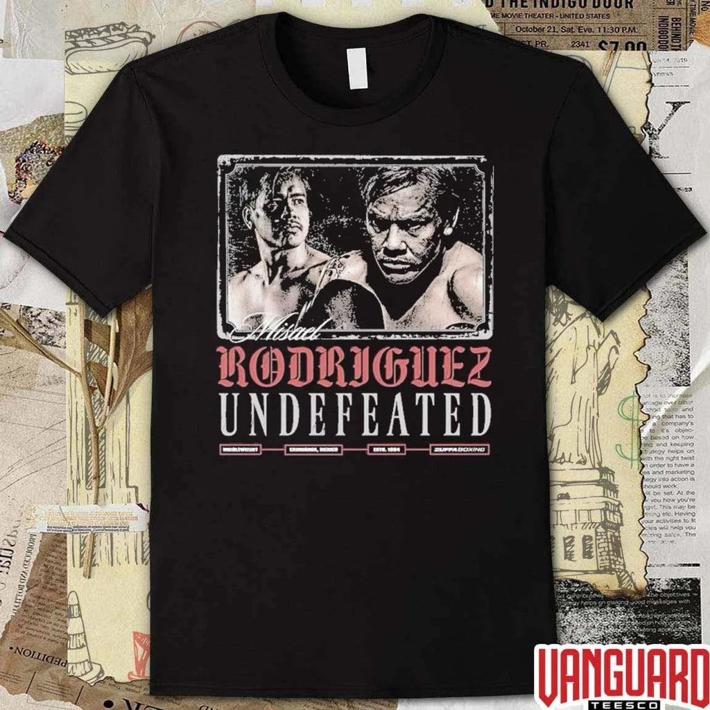 Misael Rodriguez Undefeated ZUFFA Boxing t-shirt